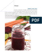 Carrot Beet Juice Recipe