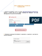 Instalacion y Configuracion VPN Forticlient V. 1.0 PDF