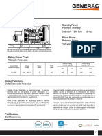 Hoja de Especificaciones Grupo Electrógeno Diesel