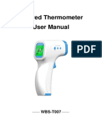 Infrared Thermometer User Manual: WBS-T007