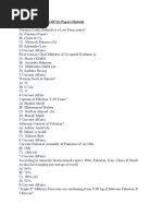 New Current Affairs MCQs Papers