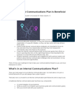 Why An Internal Communications Plan Is Beneficial