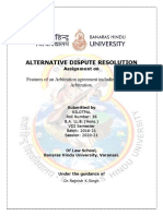 Alternative Dispute Resolution: Features of An Arbitration Agreement Including Two-Tier Arbitration