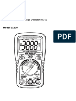 Mini Multimeter With Non-Contact Voltage Detector (NCV) : User's Guide