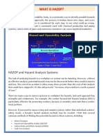 What Is Hazop?: HAZOP and Hazard Analysis Systems