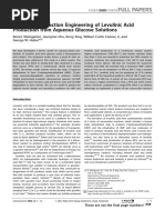 Kinetics and Reaction Engineering of Levulinic Acid Production From Aqueous Glucose Solutions