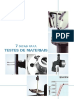 (Apostila) 7 Dicas para Testes de Materiais - Instron