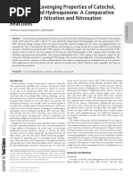 The Nitrite Scavenging Properties of Catechol, Resorcinol, and Hydroquinone - A Comparative Study On Their Nitration and Nitrosation Reactions