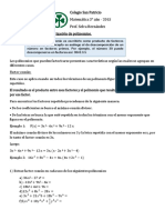 Trabajo Practico N 9 Factorizacion PDF