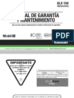 Manual de Usuario Kawasaki KLX 150L PDF