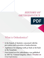 History of Orthodontics: By: The Foodgroup