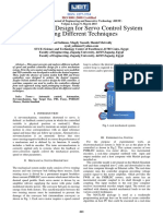 A Controller Design For Servo Control System Using Different Techniques