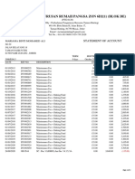 Perbadanan Pengurusan Rumah Pangsa Zon 6D2 (1) (Blok De) : Statement of Account