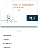 Accouchement en Presentation Du Sommet-Diapos