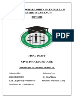 Review and Its Grounds Under CPC PDF