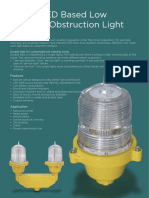 OL100 LED Based Low Intensity Obstruction Light: Features