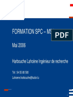 Formation SPC - MSP: Harbouche Lahcène Ingénieur de Recherche