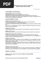 Extraits Code de La Familles Senegal PDF