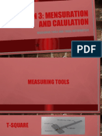 Lesson 3: Mensuration and Calulation: Measuring Tools and Trade Mathematics