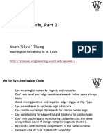 Logic Synthesis, Part 2: Xuan Silvia' Zhang