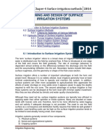 Chapter 6. Surface Irrigation Methods