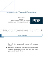 Introduction To Theory of Computation