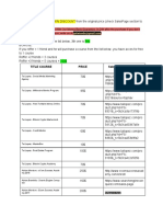 Attachment Courses List