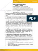 Plan de Intervencion Prevencion Del Embarazo Adolescente