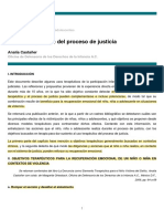 El Uso Terapéutico Del Proceso de Justicia