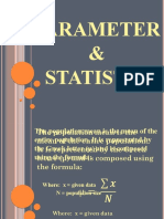 Parameter Statistics