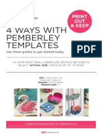 4 Ways With Pemberley Templates: Print OUT & Keep