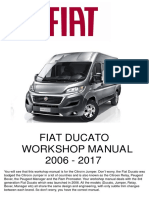 Fiat Ducato Workshop Manual 2.2L and 3.0L HDi 2006 To 2017