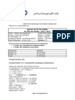 Corrigé EFM REGIONAL Contrôle de Gestion V2