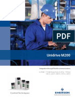 Unidrive M200: Integration Through Flexible Communications