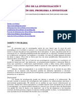 El Diseño de La Investigación y La Selección Del Problema A Investigar - PDF