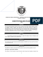 Constitution and by Laws 2012