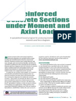 Reinforced Concrete Sections Under Moment and Axial Load