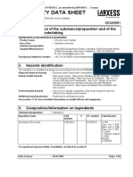 Chromic Acid Lanxess-MSDS PDF