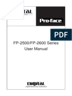 FP-2500/FP-2600 Series User Manual: Digital Electronics Corporation