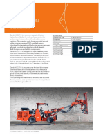 DS2711 Narrow Vein Bolter: Technical Specification