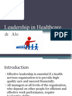 Leadership in Healthcare