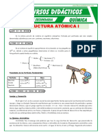 Introduccion Del Atomo para Quinto de Secundaria