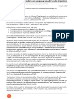 Empleos. Cuál Es El Salario de Un Programador en La Argentina - LA NACION