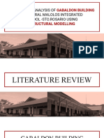 Structural Analysis of in Central Malolos Integrated School - Sto - Rosario Using