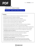 Certification Reports Results of U.S. E.P.A. Standard Evaluations