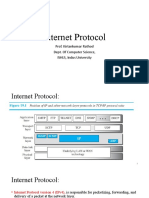 Internet Protocol: Prof. Kirtankumar Rathod Dept. of Computer Science, ISHLS, Indus University