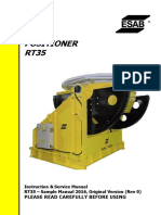 Positioner RT35: Please Read Carefully Before Using