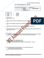 Chemsitry X - Basic - Periodic Classification of Elements