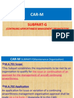 Car-M Subpart G