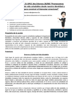 Sesión 21 (28-08-20) DPCC 4to Promovemos Espacios y Estilos de Vida Saludables Desde Nuestra Identidad para El Binestar Emociona